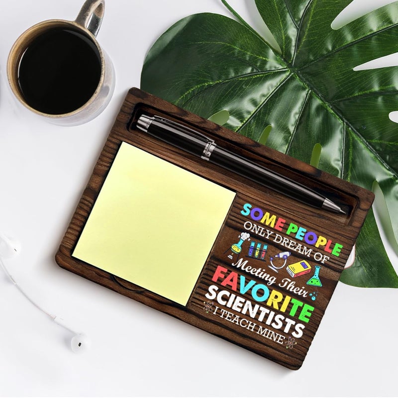 YGBF Funny Science Teacher Gifts for Men Women Chemistry Teacher Sticky Note Holder Science Classroom Decor - Image 5